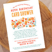 Wildflower Shower by Mail Verjaardagskaart Shower Kaart