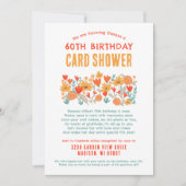 Wildflower Shower by Mail Verjaardagskaart Shower Kaart (Voorkant)