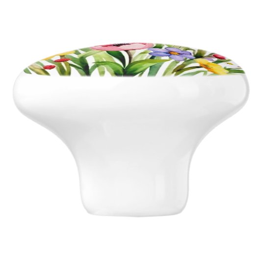 Wildflower Six Keramische Knop (Zijkant)