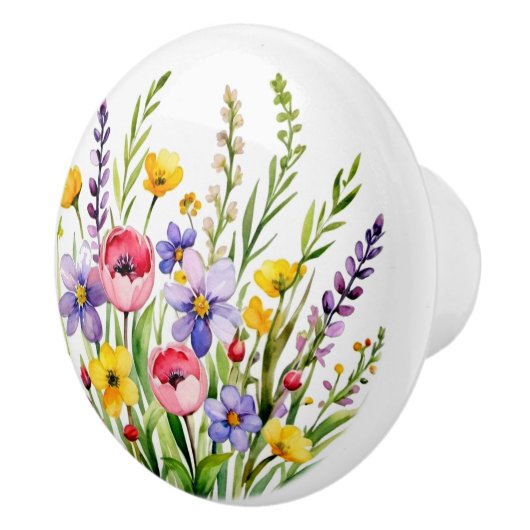 Wildflower Six Keramische Knop (Rechts)