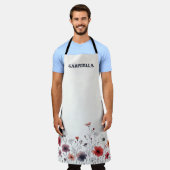 Wildflower Sketch Apron Schort (Gedragen)