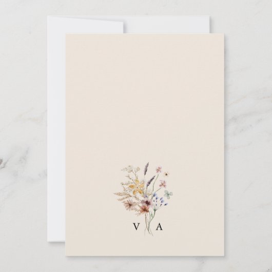 Wildflower Sla de datum op Save The Date (Achterkant)