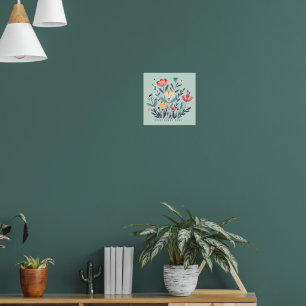 Wildflower Soul Boho Bloemige Botanische Kunstprin Poster