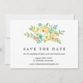 Wildflower Sparen de Kaart van de Datum met de Ach (Voorkant)