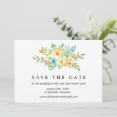 Wildflower Sparen de Kaart van de Datum met de Ach (Staand voorkant)