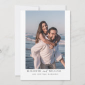 Wildflower Sparen de Uitnodiging van de Datum (Achterkant)