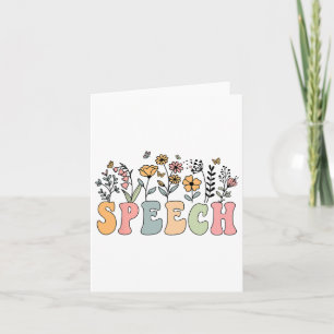 Wildflower Speech Floral Speech Therapy SLP SLP Kaart