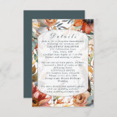 Wildflower Spirit Boho Wedding Enclosure Kaart (Voorkant / Achterkant)