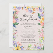 Wildflower Spring blaast hun telefoonteken Kaart o (Voorkant)