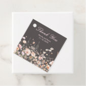 Wildflower Spring Blush Roze Bloemen Huwelijk Bedankjes Labels (In situ)