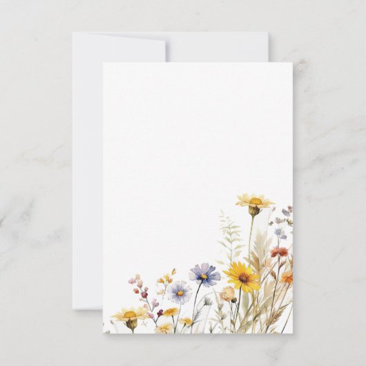 Wildflower Spring Details Enclosure kaart (Achterkant)