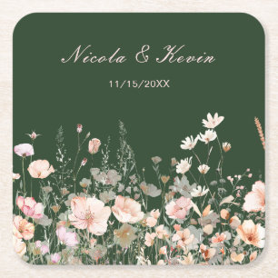 Wildflower Spring Floral Onderzetter