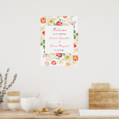 Wildflower Spring Floral Poster (Keuken)