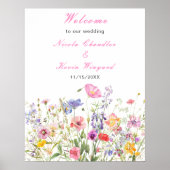 Wildflower Spring Floral Poster (Voorkant)