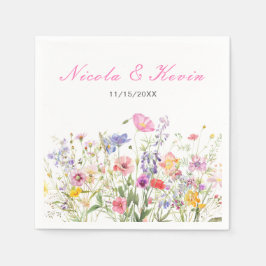 Wildflower Spring Floral Servet