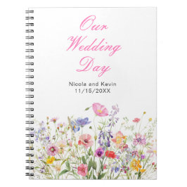 Wildflower Spring Floral Wedding Planner Notitieboek