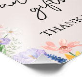 Wildflower Spring Kaarten en geschenken teken Kaar Foto Afdruk (Hoek)