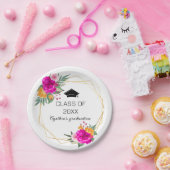 Wildflower Spring klasse afstuderen Papieren Bordje (Feest)