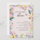 Wildflower Spring Love bij First Slice Pizza Kaart (Voorkant)