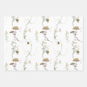 Wildflower Spring Meadow Bloemen Inpakpapier Vel (Voorkant)