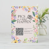 Wildflower Spring Pics of het gebeurde niet in de  Kaart (Staand voorkant)