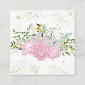 Wildflower Spring raden hoeveel kussen Kaarten (Achterkant)