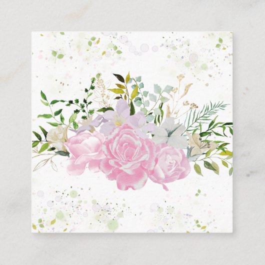 Wildflower Spring raden hoeveel kussen Kaarten (Achterkant)