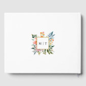 Wildflower Spring Summer Arch Trouwfoto Gastenboek (Achterkant)