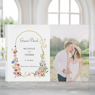Wildflower Spring Summer Arch Trouwfoto Gastenboek