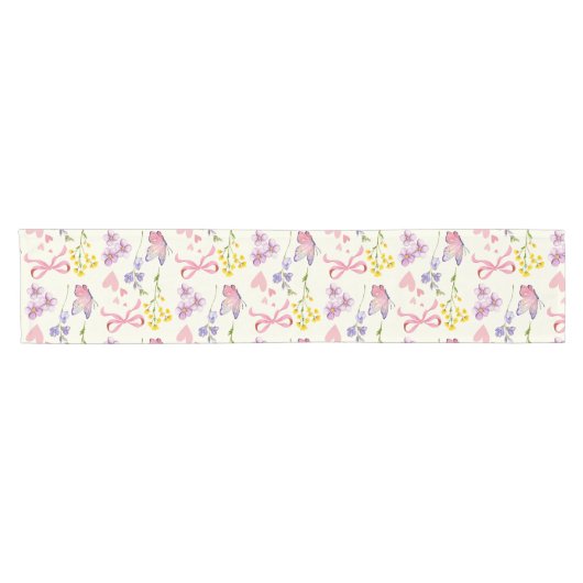 Wildflower Spring Table Runner Korte Tafelloper (Horizontaal)