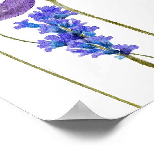 Wildflower Spring Time Vrijgezellenfeest Welkomstb Poster (Hoek)