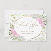 Wildflower Spring Vrijgezellenfeest Dank u Kaarten RSVP Kaartje (Voorkant)