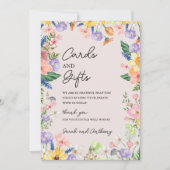 Wildflower Spring Wedding Kaarten en geschenken Ka (Voorkant)