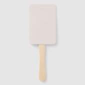 Wildflower Spring Wedding Programma Handwaaier (Achterkant)