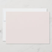 Wildflower Spring Wedding Recept Kaart (Achterkant)