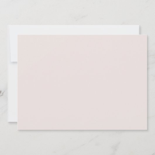 Wildflower Spring Wedding Recept Kaart (Achterkant)