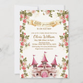 Wildflower sprookjesachtige Princess Castle Baby s Kaart (Voorkant)