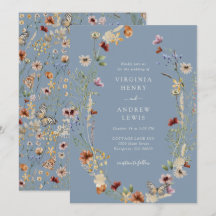 Wildflower Stofblauw Trouw