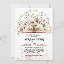 Wildflower Storybook Nieuw Chapter Baby shower