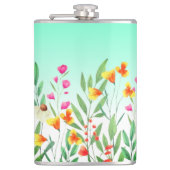 Wildflower sublimatie heupfles (Voorkant)