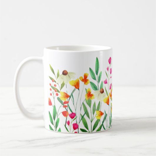 Wildflower sublimatie koffiemok (Links)