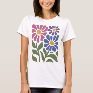 Wildflower subtiele biseksuele pride bi vlag t-shirt