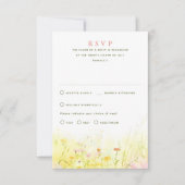 Wildflower Summer Weddenschap RSVP-Kaarten RSVP Kaartje (Voorkant)