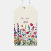 Wildflower Symfonie-bruiloft Cadeaulabel (Voorkant)