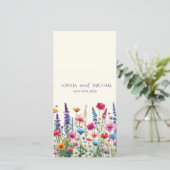 Wildflower Symfonie- Huwelijksprogramma- (Staand voorkant)