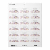 Wildflower Sympathie van de familie van Etiket (Full Sheet)