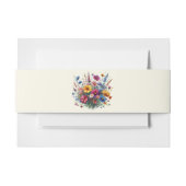 Wildflower Symphony-bruiloft Uitnodigingen Wikkel (Voorkant Voorbeeld)