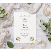 Wildflower Symphony: levendige Waterverf kunst