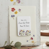 Wildflower Symphony: levendige Waterverf kunst Magneet