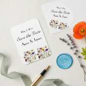 Wildflower Symphony: levendige Waterverf kunst Magneet